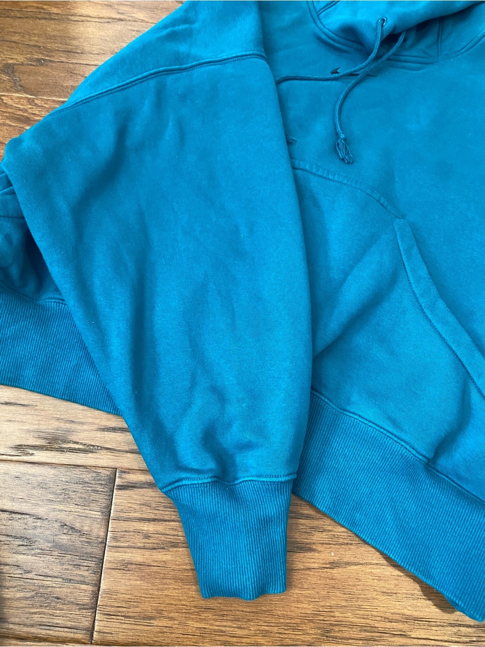 Women's Nike Oversized Phoenix Fleece Hoodie Teal In Color Size Medium - Picture 9 of 16